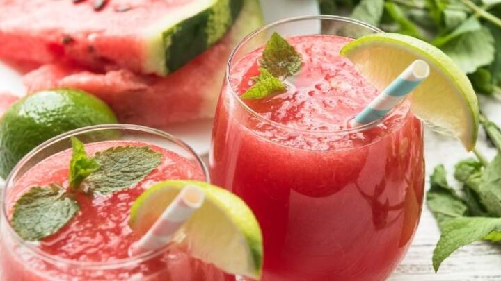 Spanish Watermelon Sangria Recipe ©Zbarovskiy96 via Canva.com