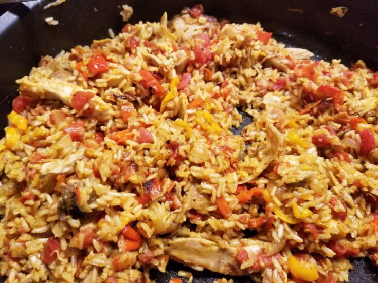 Spanisches Arroz con Pollo-Rezept (Spanisches Hähnchen-Reis-Rezept)