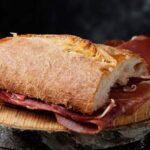 Bocadillo de Jamon Popular Spanish Snacks